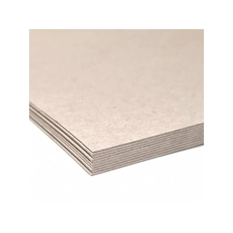 CARTÓN PRENSADO GRIS PACK 10u. 2 MM A3 ARTIST