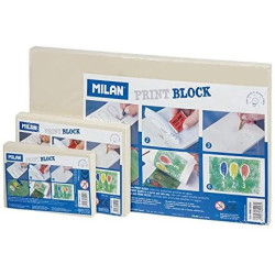 PLANCHA DE GRABRADO PRINT BLOCK GRANDE MILAN