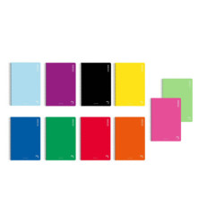 CUADERNO CUARTO 80HJ 60G HORIZONTAL MRG T/CARTONCILLO SURTIDOS BASIC PACSA