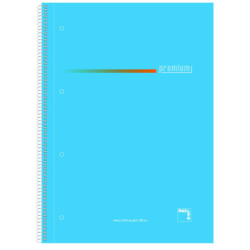 CUADERNO A4 MICROPERFORADO 160HJ 70G HORIZONTAL 7 GRECA T/FORRADA PP SURTIDO PACSA