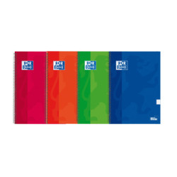 CUADERNO FOLIO 80H. 90G CUADRO 4MM T/EXTRADURA MRG SURTIDOS OXFORD SCHOOL
