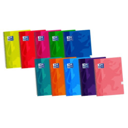 CUADERNO FOLIO 80HJ 90G CUADRO 4MM T/PLASTICO LIMA OXFORD SCHOOL