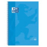 CUADERNO MICROPERFORADO A4+ 80H 90G CUADRO 5MM T/DURA TURQUESA OXFORD SCH