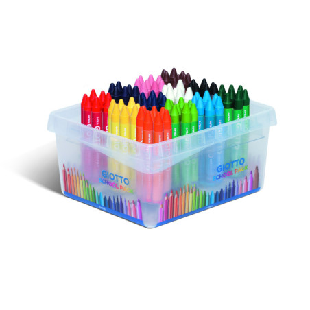 CERAS GRUESAS GIOTTO MAXI SCHOOLPACK 96 UDS