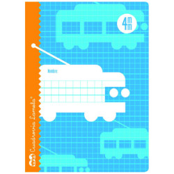 LIBRETA 4º 30H C/4MM CUADROVIA LAMELA
