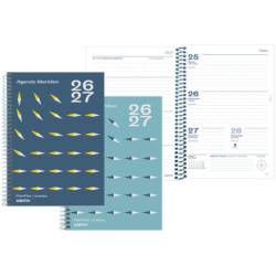 AGENDA ESCOLAR SECUNDARIA/BACHILLERATO MERIDIAN ESPIRAL S/V A5 144 PG CATALÁN ADDITIO A131.