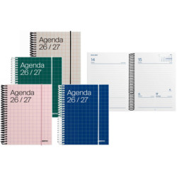 AGENDA ESCOLAR SECUNDARIA/BACHILLERATO UNIVERSAL ESPIRAL D/P 12X17 CM 288 PG CASTELLANO ADDITIO A142-DP.