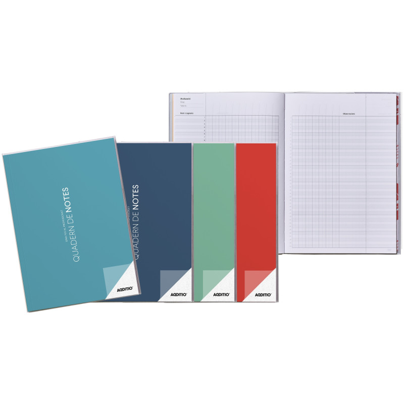 CUADERNO PROFESORADO: NOTAS EVALUACION CONTINUA A4 CATALÁN ADDITIO P111