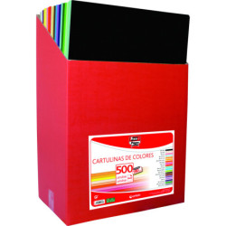 EXPOSITOR CARTON 500HJ CARTULINAS 50X65CM 15 COLORES 20 PQ DE 25u. FIXO 00004897