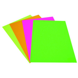 CARTULINA IRIS 50X65 250G  FLUOR AMARILLA 25H.