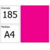 CARTULINA IRIS A4 185G FUCSIA 50H.