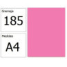 CARTULINA IRIS A4 185G ROSA 50H.