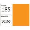 CARTULINA IRIS 50X65 185G NARANJA 25H.