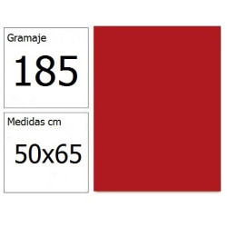 CARTULINA IRIS 50X65 185G GRANATE 25H.