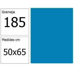 CARTULINA IRIS 50X65 185G AZ.MAR 25H.