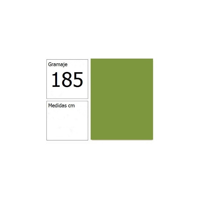 CARTULINA IRIS 50X65 185G VD.SAFARI 25H.