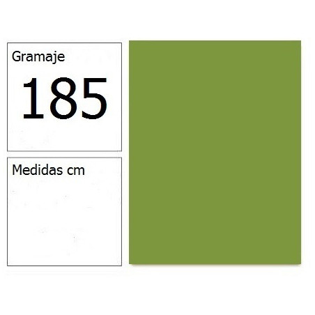 CARTULINA IRIS 50X65 185G VD.SAFARI 25H.