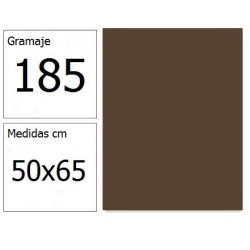 CARTULINA IRIS 50X65 185G CHOCOLATE 25H.
