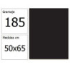 CARTULINA IRIS 50X65 185G NEGRO 25H.