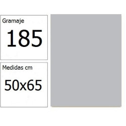 CARTULINA IRIS 50X65 185G GRIS PERLA  25H.