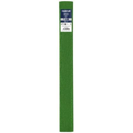 PAPEL CREPE 0,50X2,50M 60% VERDE BILLAR CANSON