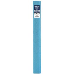 PAPEL CREPE 0,50X2,50M 60% AZUL TURQUESA CANSON