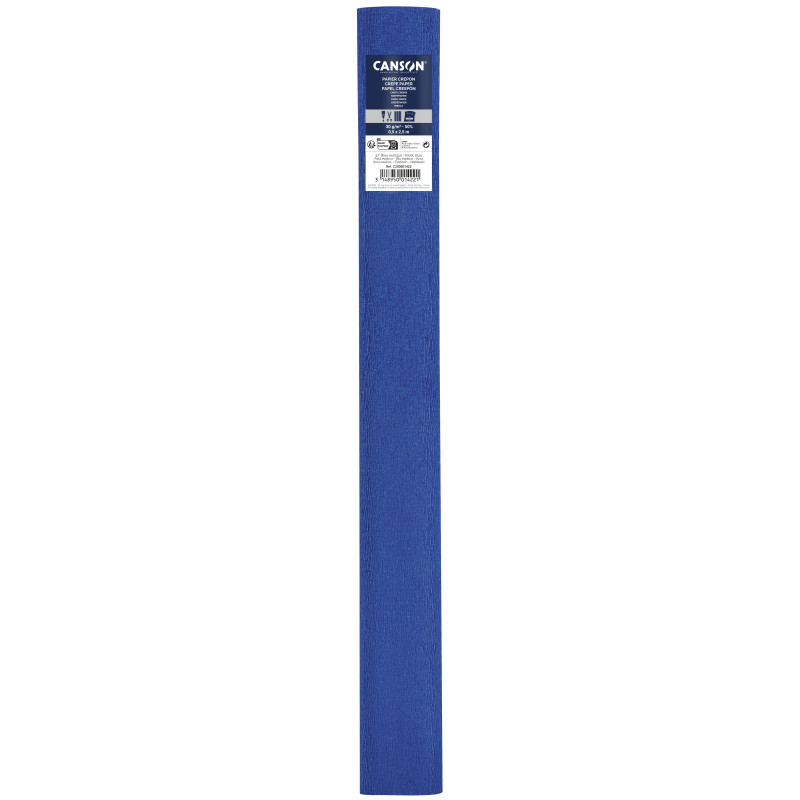 PAPEL CREPE 0,50X2,50M 60% AZUL EXOTICO CANSON