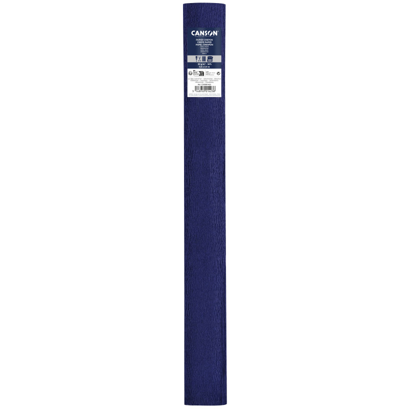 PAPEL CREPE 0,50X2,50M 60% AZUL ULTRAMAR CANSON