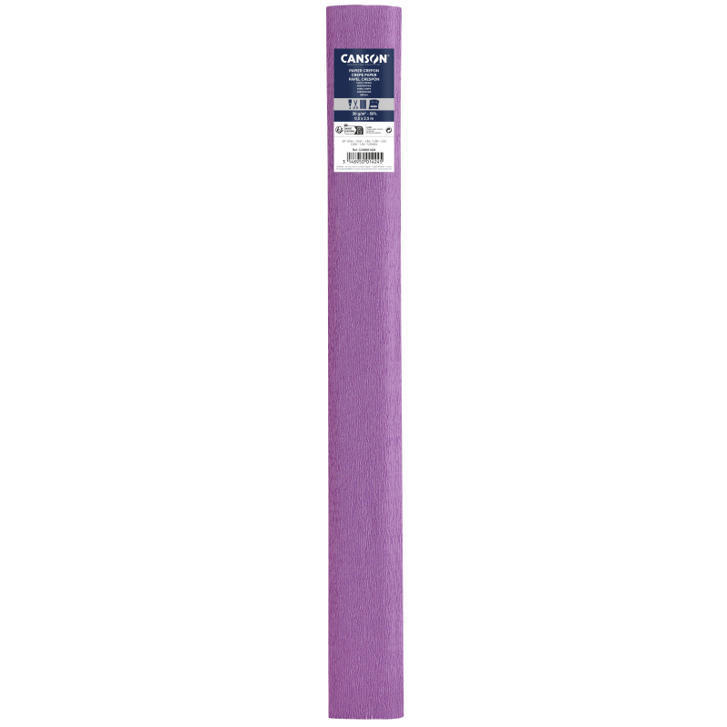 PAPEL CREPE 0,50X2,50M 60% LILA CANSON