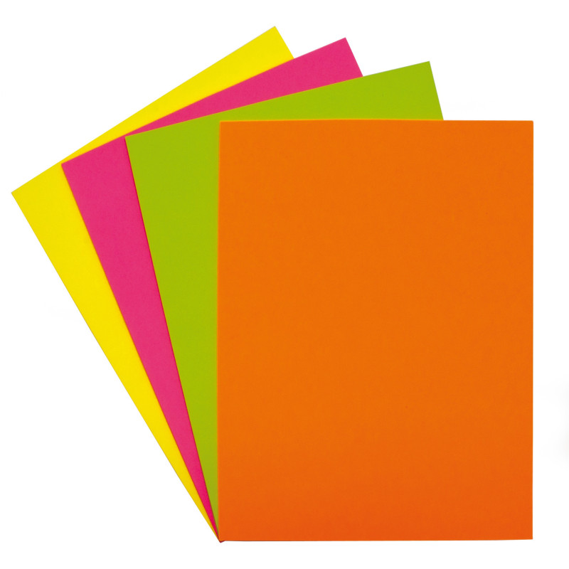 PAPEL FLUOR A3 NARANJA NEON 500 HOJAS GRAFOPLAS 65009156