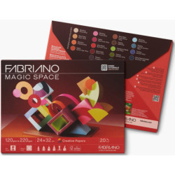 PAPEL MAGIC SPACE COLLECTION SURTIDO PREMIUM 24 X 32 CM PACK 20 HOJAS SADIPAL