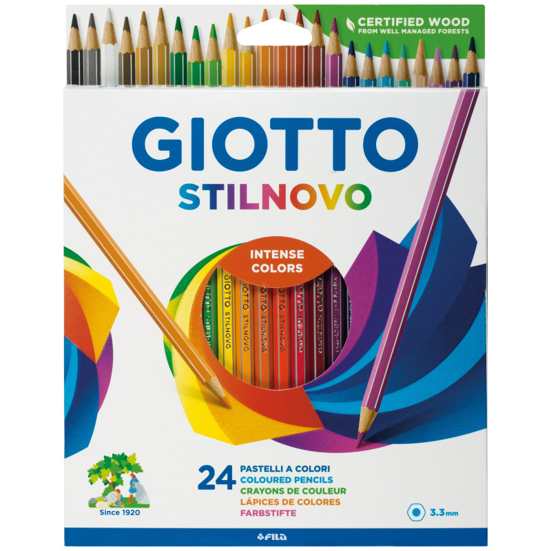 LAPICEROS COLOR GIOTTO STILNOVO 24U