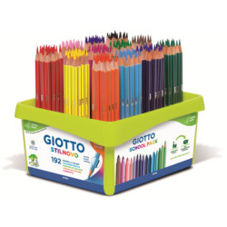 LAPICEROS COLOR GIOTTO STILNOVO SCHOOLPACK 192UDS