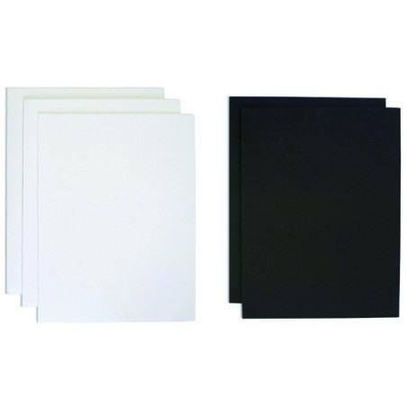 CARTON PLUMA 5MM A4 NEGRO GRAFOPLAS 65110010