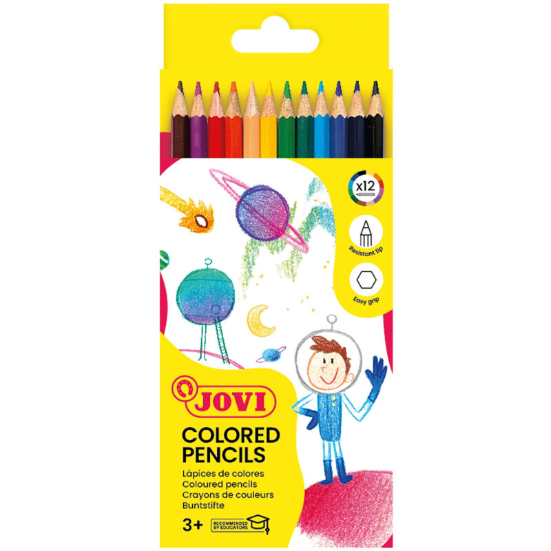 LAPICEROS COLOR CJ.12u. JOVI 730/12