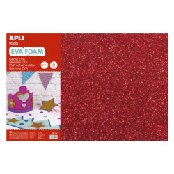 GOMA EVA PURPURA ROJO 600X400X2MM 3HJ APLI 13172