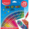 LAPICEROS COLOR COLOR'PEPS STAR caja 72 UDS MAPED 832072