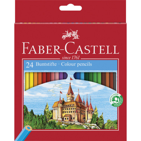 LAPICEROS COLOR ECOLAPIZ 24U. FABER CASTELL