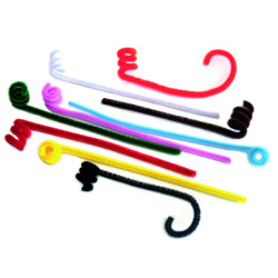 LIMPIAPIPAS PACK 50 UDS FLEXIBLES 30CMX6MM ROSA SMART 68013200
