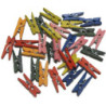 PINZAS DE MADERA PACK 30 COLORES PEQUEÑAS SMART 68005900