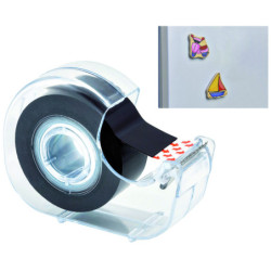 CINTA MAGÉTICA ADHESIVA 19MM X 3M CON DISPENSADOR FAIBO 7590