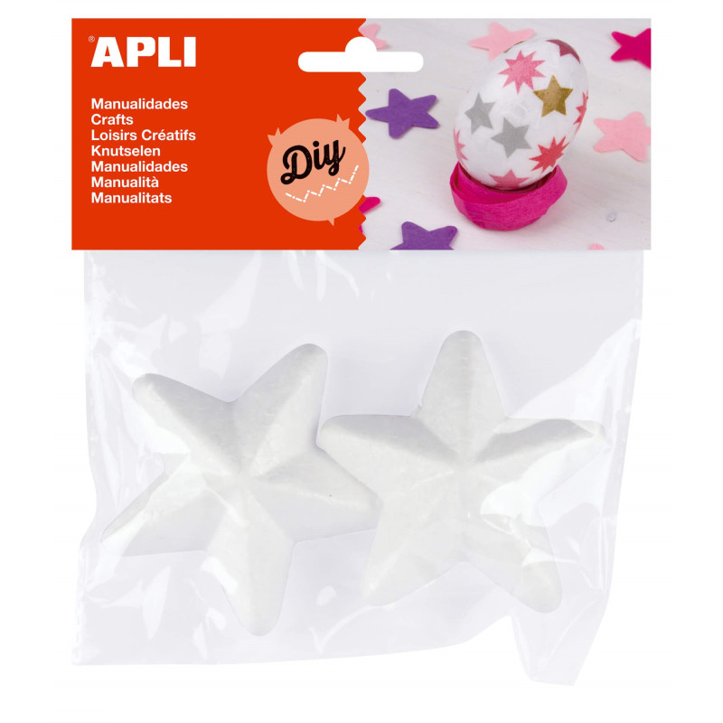ESTRELLAS POREXPAN Ø75MM 2UDS APLI