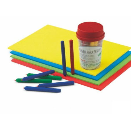 PUNZONES PUNTA PLASTICO 10X100MM BOTE 25UDS FAIBO 770