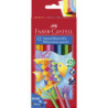 LAPICEROS ACUARELABLES ECOLAPICES 12U C/PINCEL REGALO FABER CASTELL