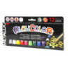 TEMPERA SOLIDA METALICA 10G 12 UDS ONE SURTIDOS PLAYCOLOR