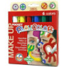TEMPERA SOLIDA MAKE UP 5G 6 UDS POCKET SURTIDOS PLAYCOLOR DUNSA