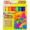 TEMPERA SOLIDA FLUO 5G 6 UDS POCKET SURTIDOS PLAYCOLOR