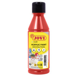 PINTURA MULTIUSOS JOVIDECOR BOTELLA 250 ML BERMELLÓN 68007