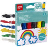 TEMPERAS COLORES BRILLANTES 6U APLI