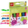 TEMPERAS COLORES NEON 6U APLI